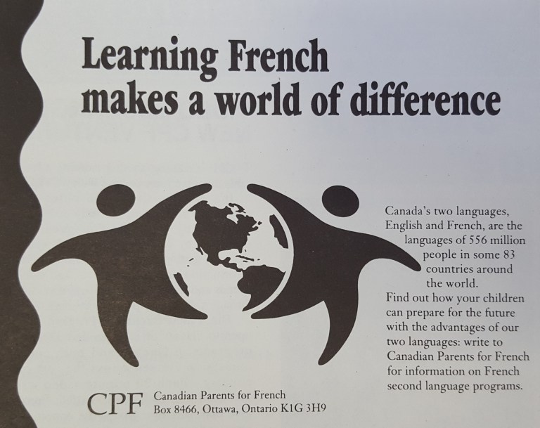 “Learning French Makes a World of Difference” Awareness Campaign