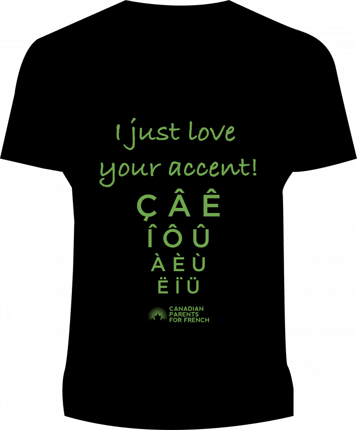 I JUST LOVE YOUR ACCENT T-SHIRT